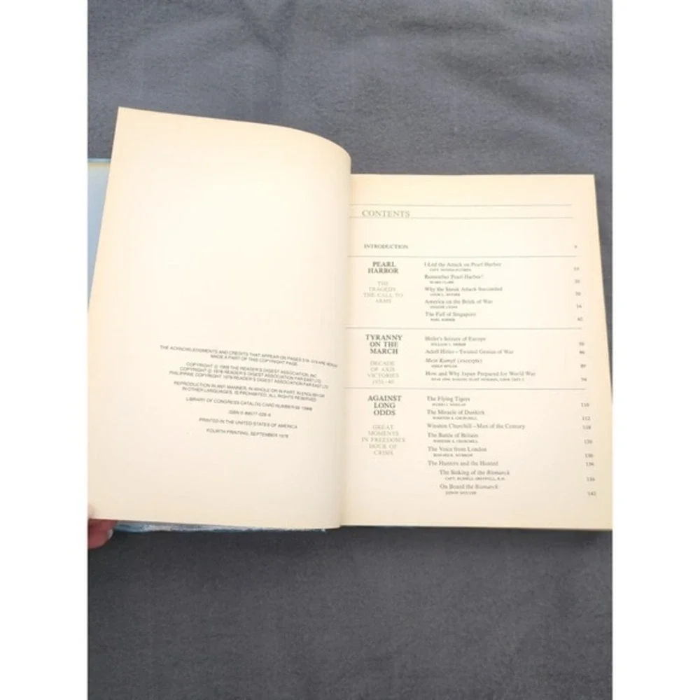 Reader's Digest Vintage Military History Illustrated Story of World War II 1970s